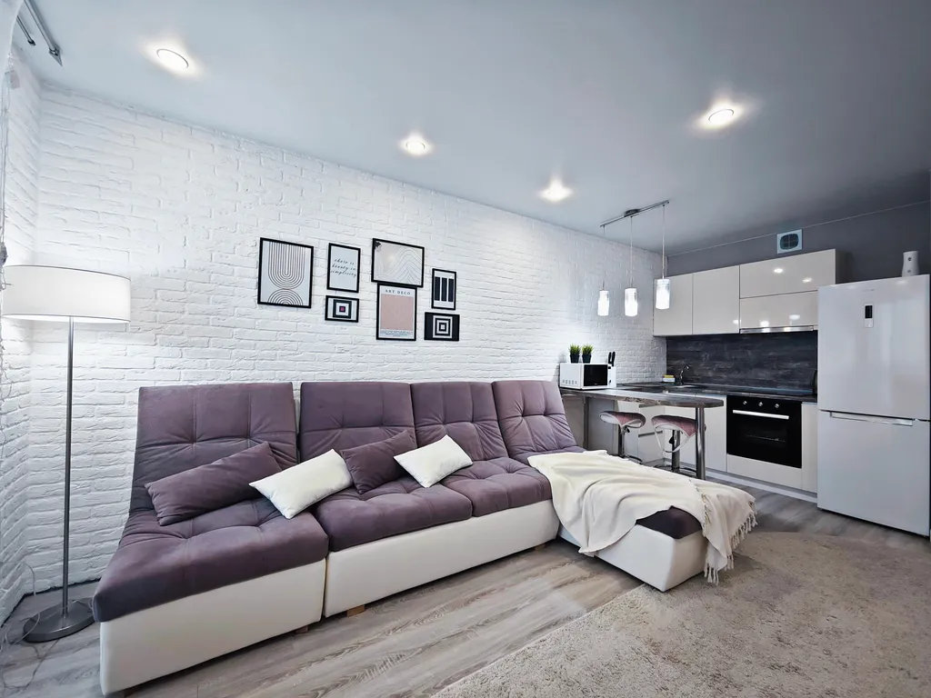 Квартира Романтичная студия на 26 этаже с видом на Обь и ночной город — аренда посуточно в Сургут