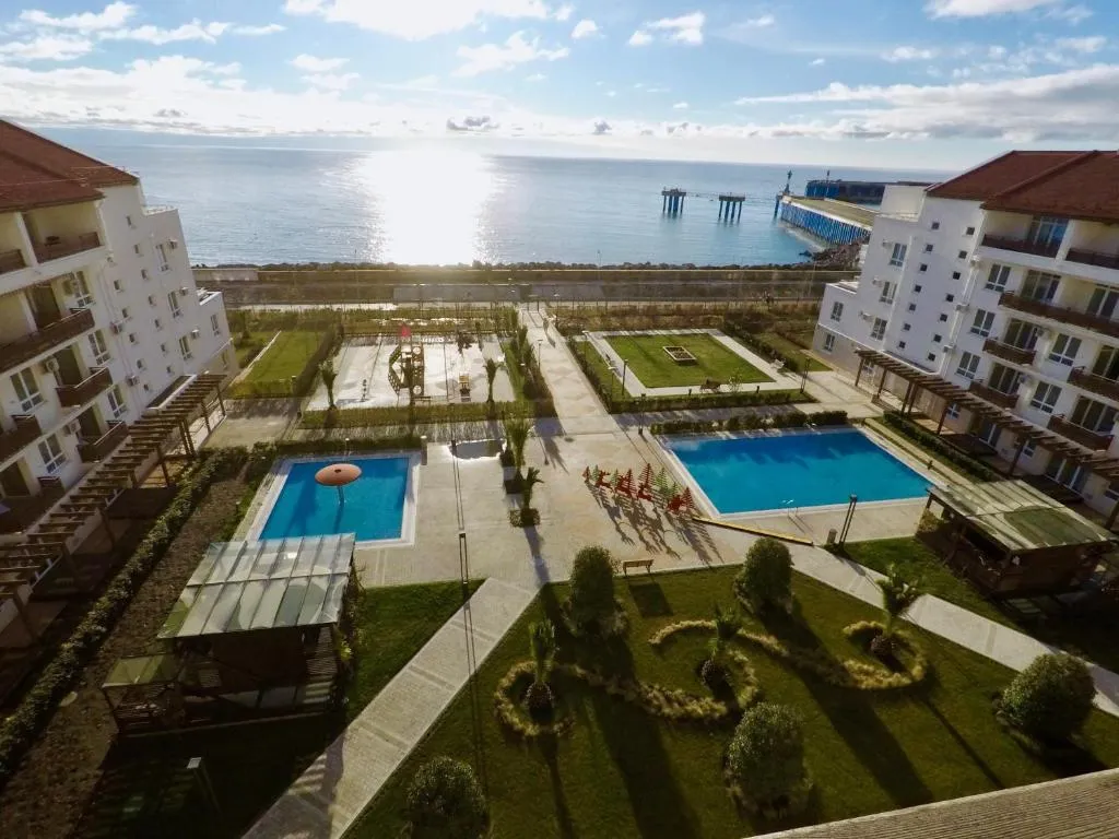 Апартаменты с видом на море и балконом №555