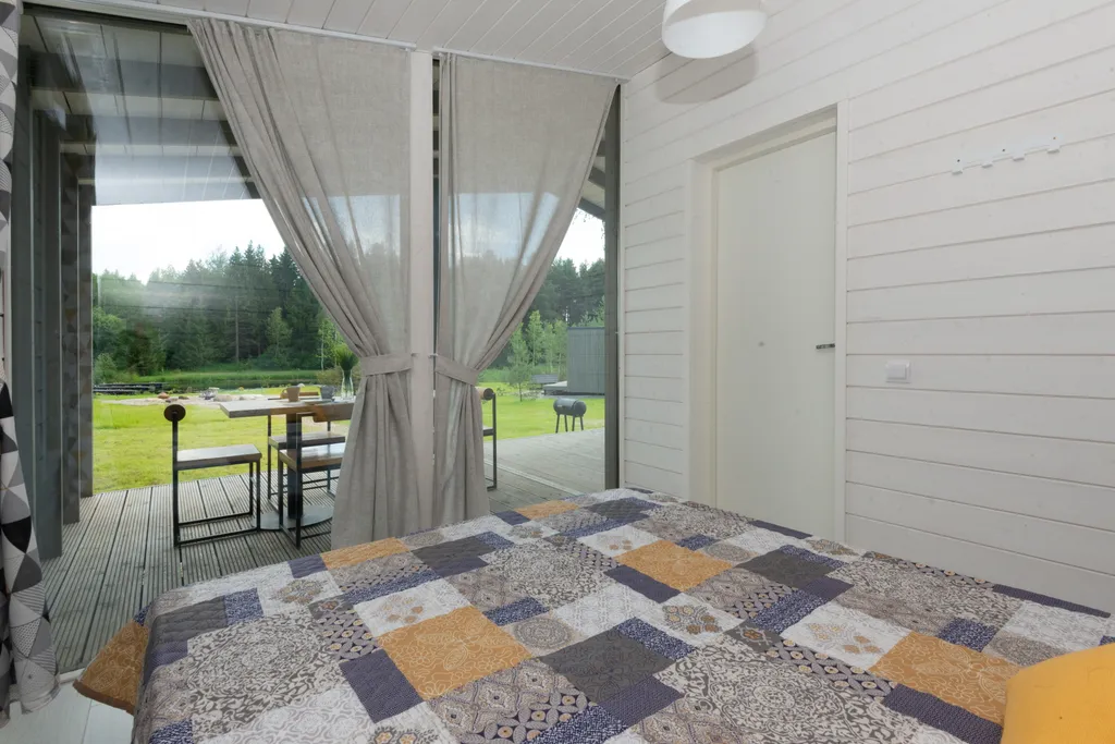 Дом Комфортный на заливе реки Нерль с видом на лес