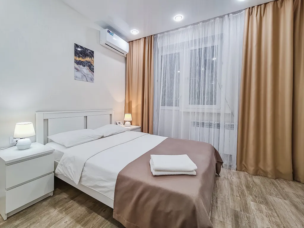 Уютная квартира в микрорайоне Спутник с панорамным видом