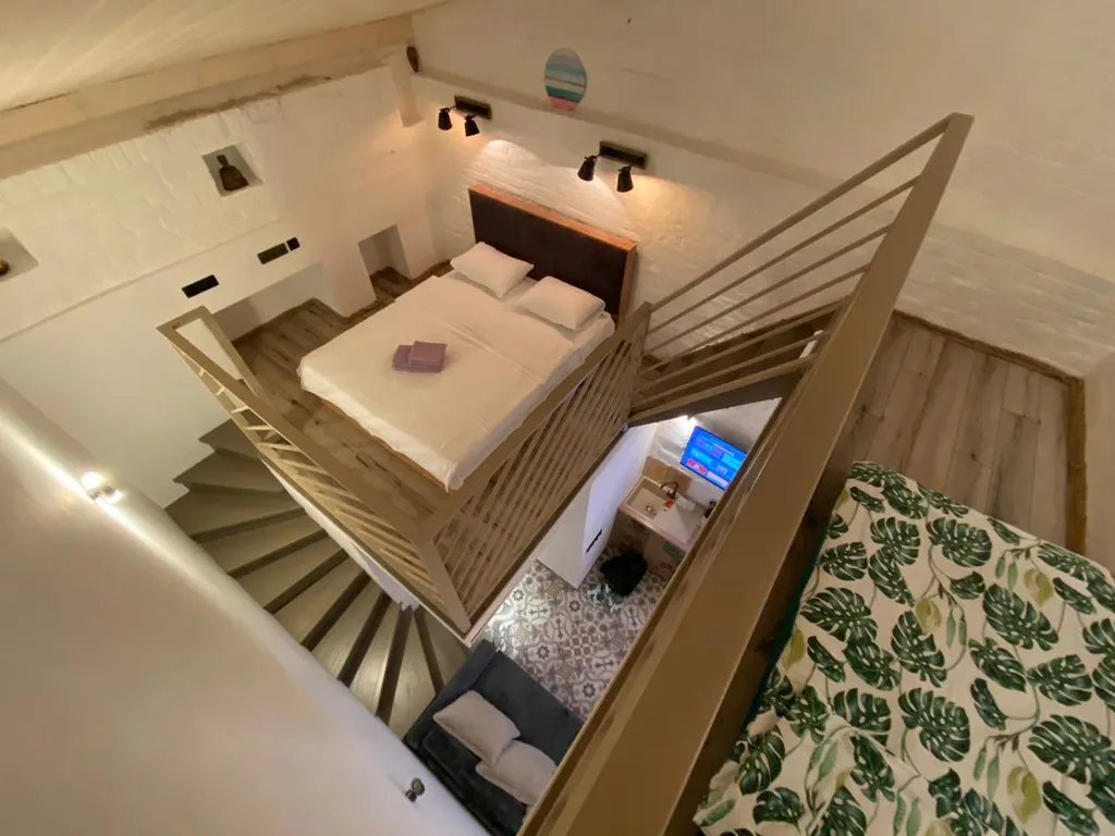 Квартира Уютные трехуровневые апартаменты в стиле Лофт в центре города Уровни — аренда посуточно в Саратов