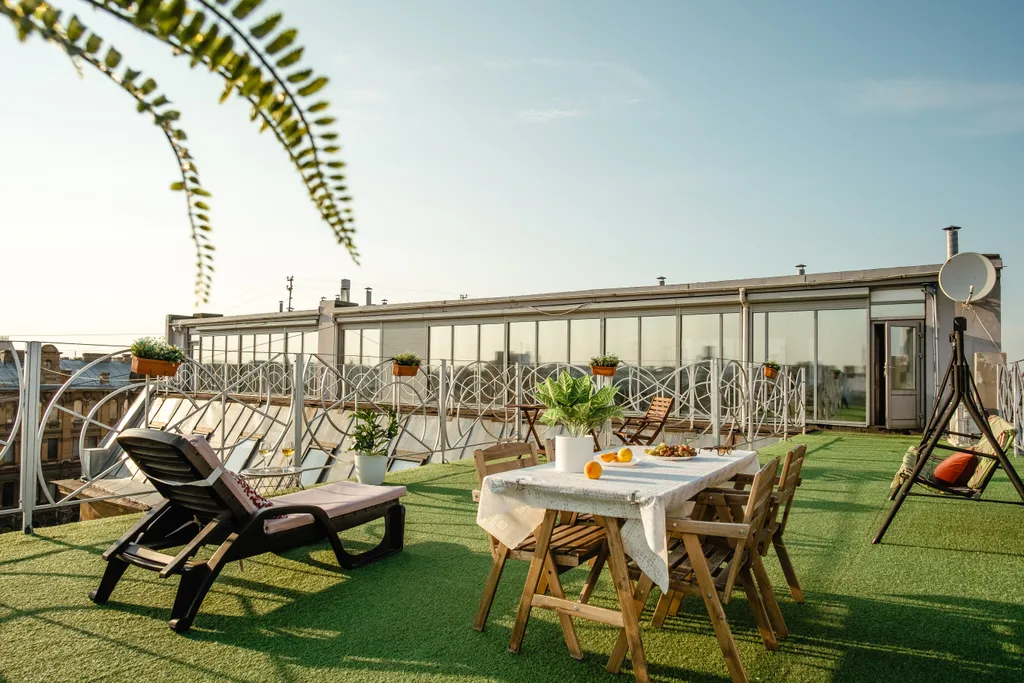 Квартира 2 этажа, Терраса, Панорамный вид — аренда посуточно в Санкт-Петербург