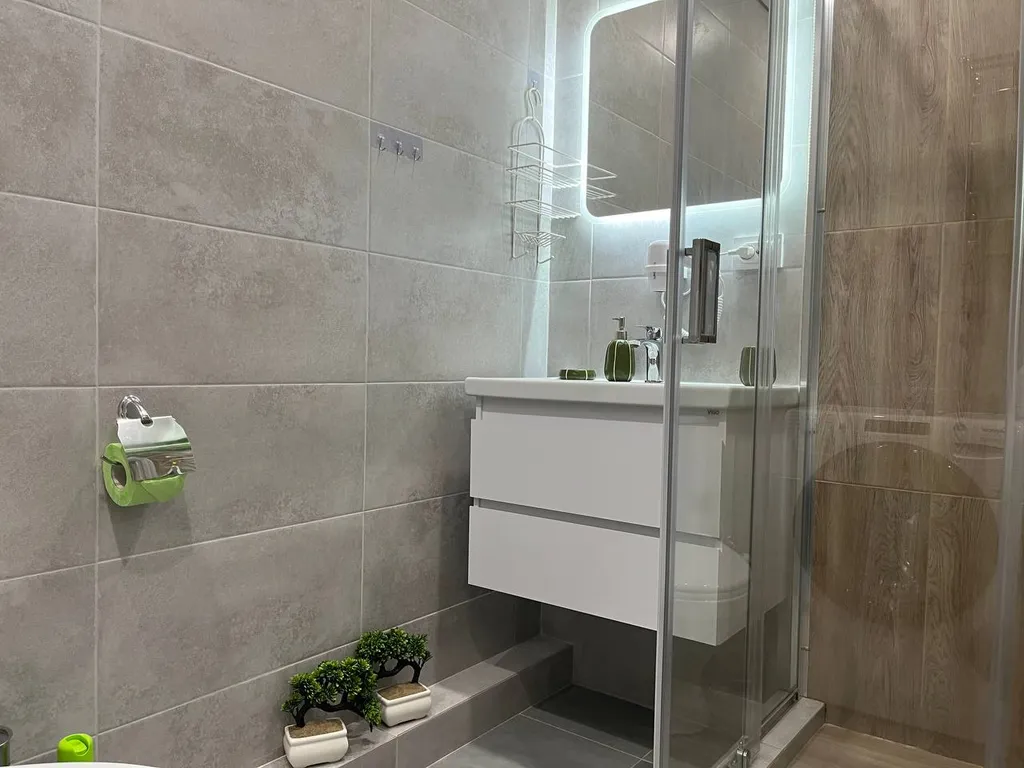 Студия с видом на бухту и горы