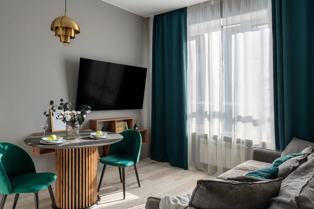 Квартира Квартира с отдельной спальней, кухней-гостиной просторной гардеробной — Москва