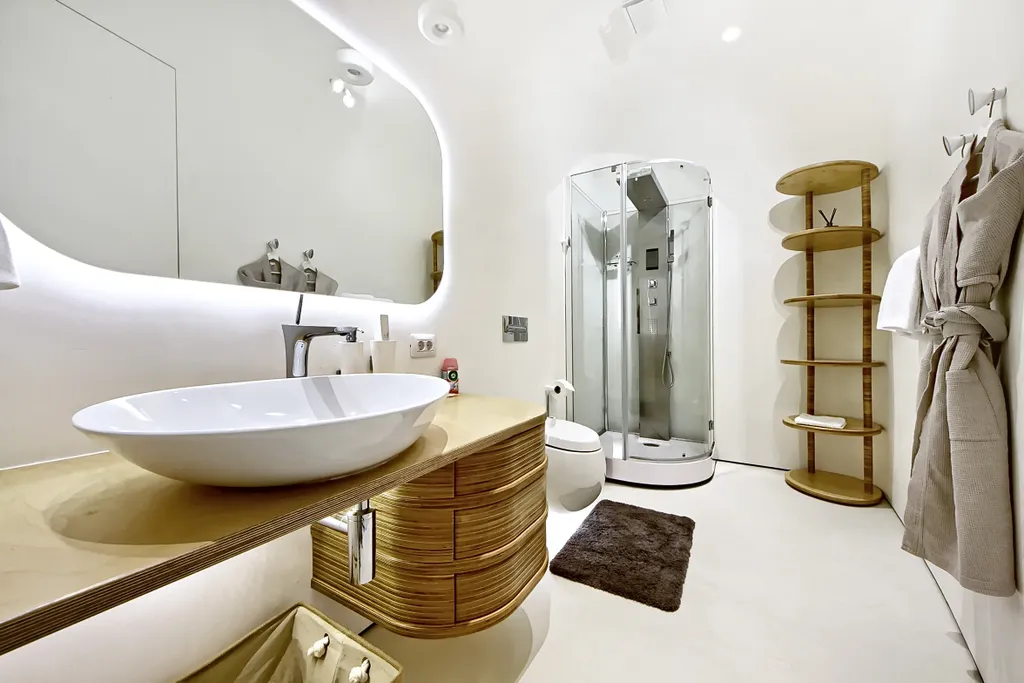 Космический апартамент с потрясающим видом на башни и город