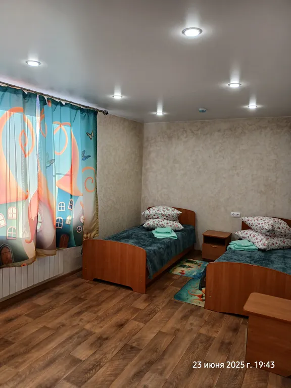 Просторная тёплая, светлая двухместная комната в коттедже 3 этаж