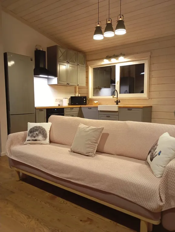 Современный дом из бруса с Русской Баней