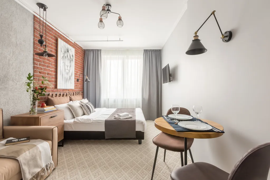 Апартаменты Кварт-Отель студия с джакузи Лофт