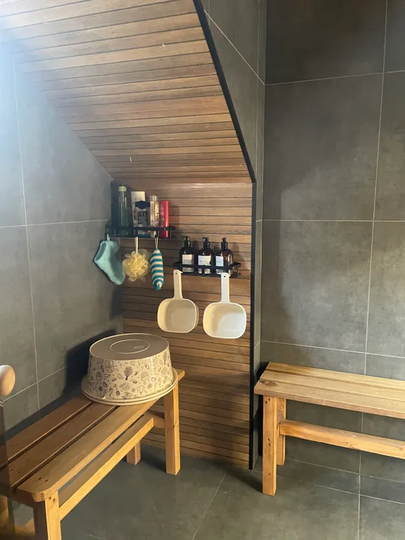 Коттедж Дом-баня в поселке около залива — Лебяжье