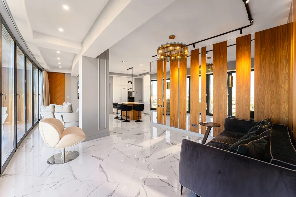 Vip апартаменты в парус-сити на 21 этаже, 101 метр, центр, 2 балкона