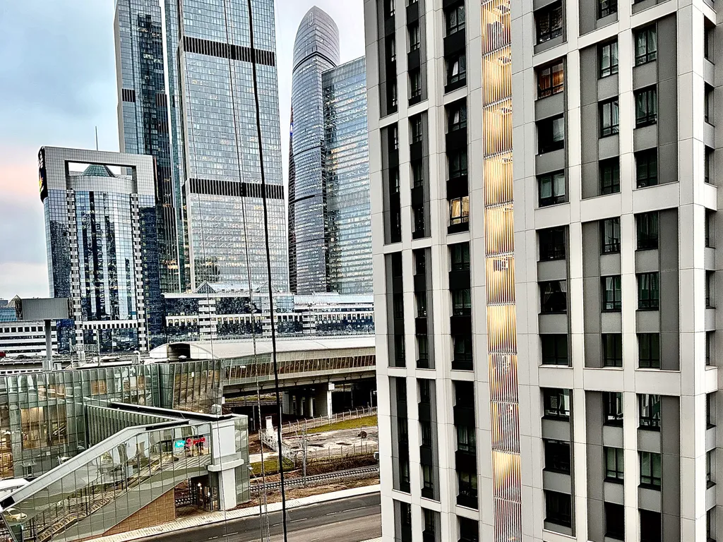 Квартира Квартира Дизайнерская студия с видом на Москва-Сити — Москва