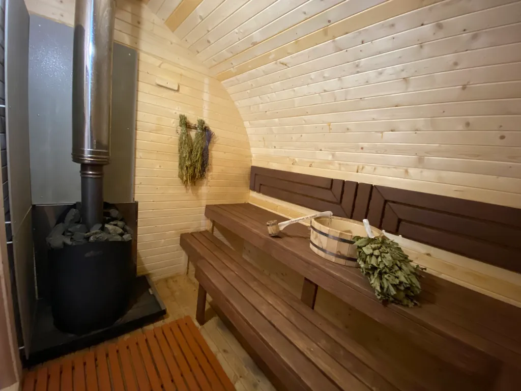 Уютный дом с русской баней и горячей купелью