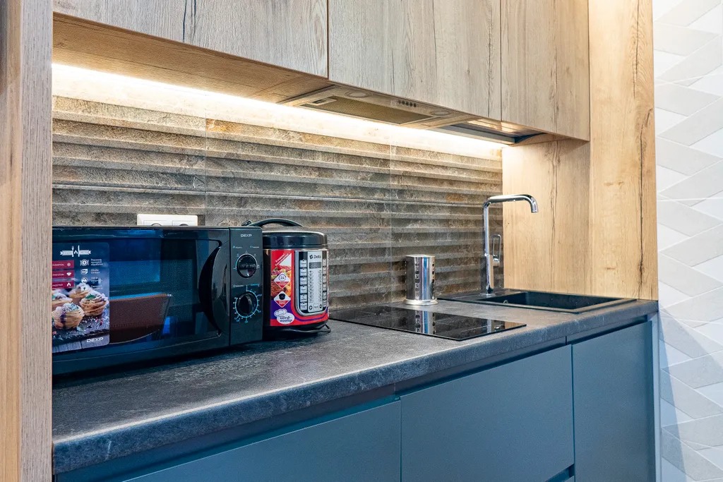 Апартаменты четырёхместные, новые, шикарные, море очень близко