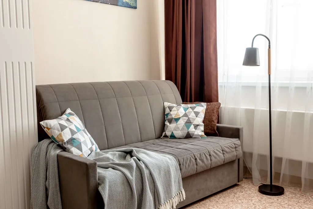 Уютная 1-комнатная квартира, 40 м², 2 кровати