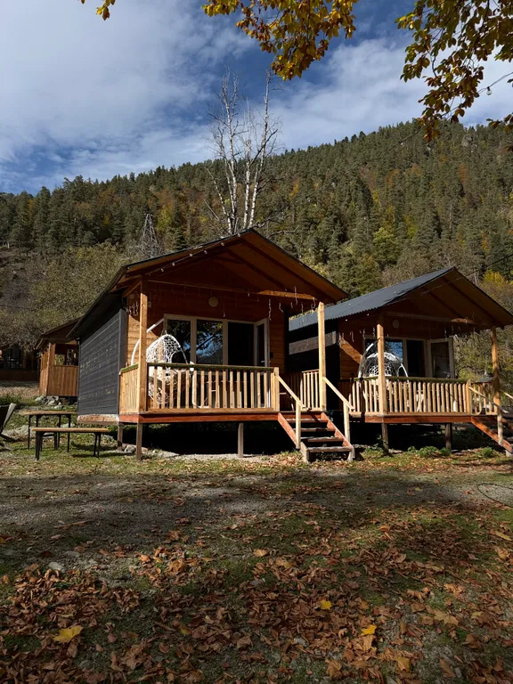 Коттедж Уютный тёплый дом с видом на горы и баня. — Архыз