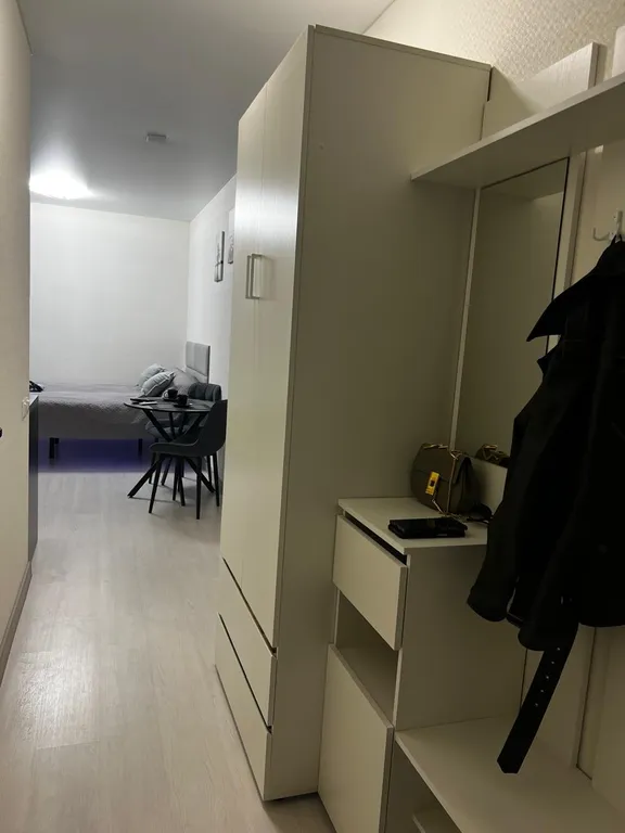 Светлая студия с видом на горы