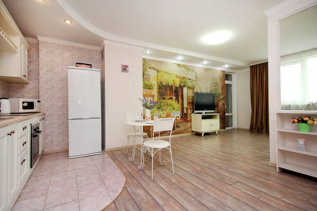 Светлая квартира в стиле Ретро