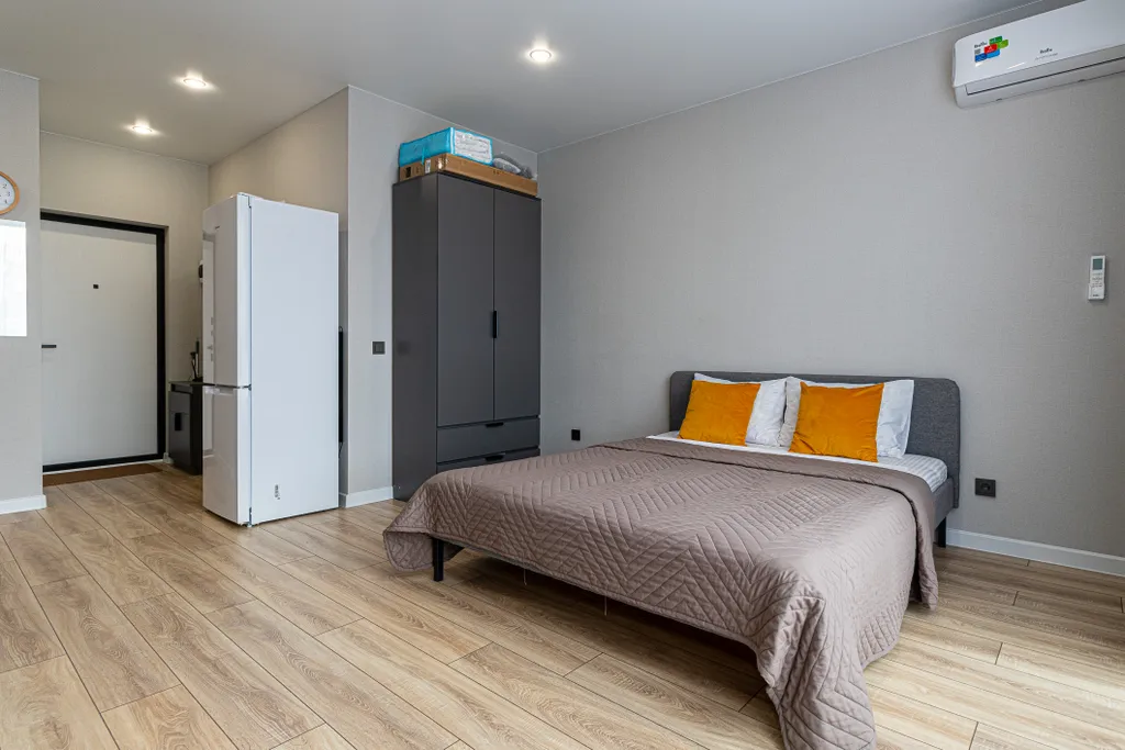 Просторная студия для спокойного отдыха