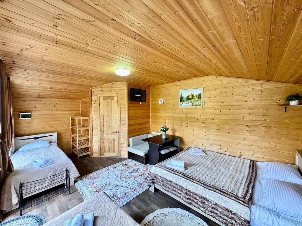 1-комнатный дом с двуспальной кроватью №1 и №4