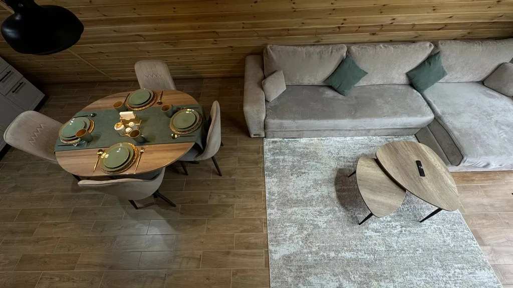 Уютный домик с панорамным видом на горы