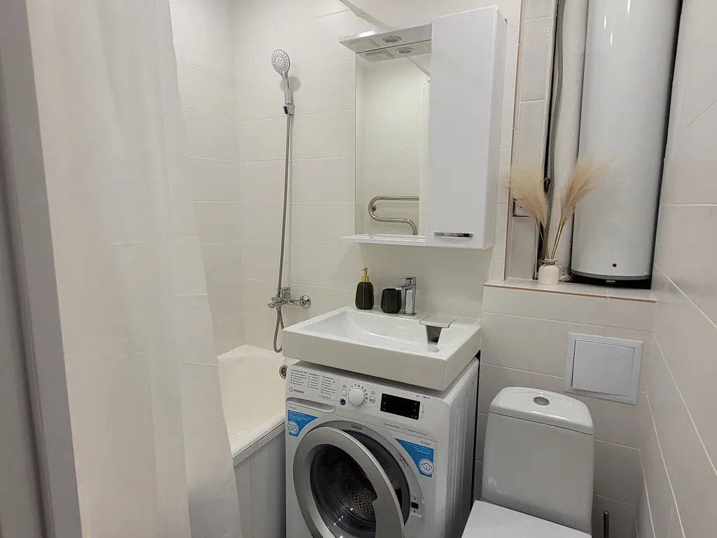 Уютная квартира с видом на заснеженные горы