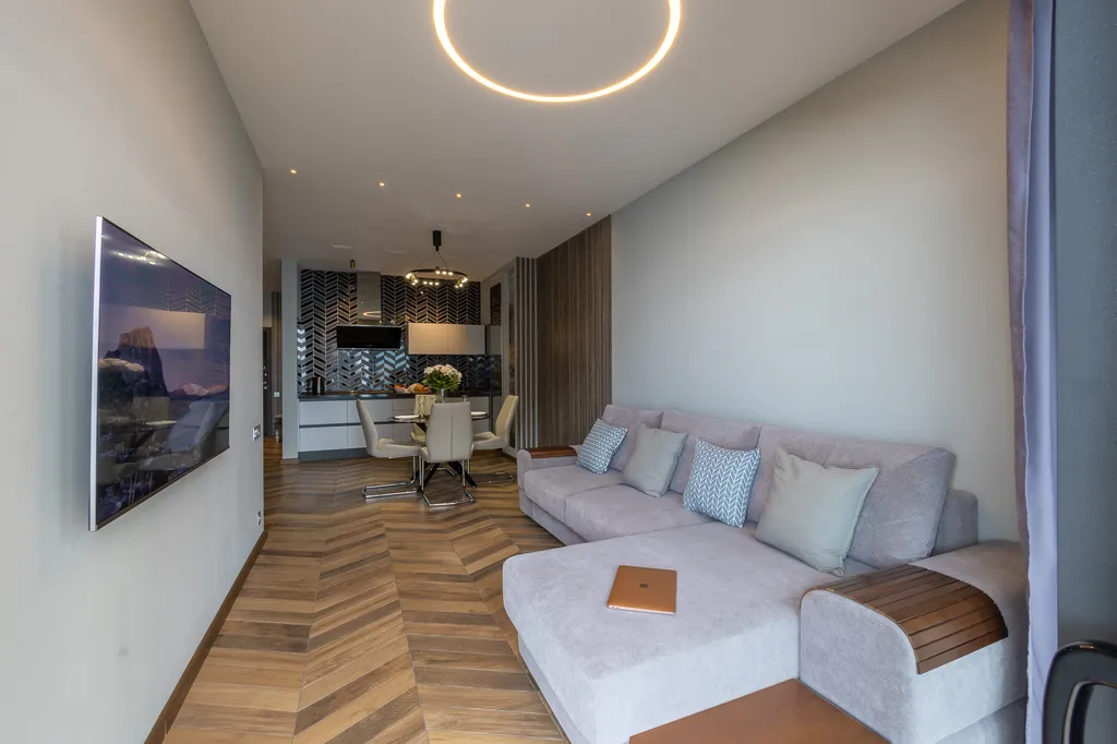 Двухкомнатная квартира с видом на море в Приморском Парке