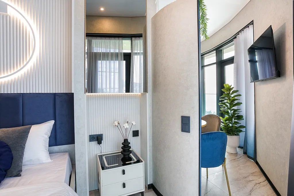 Уютная квартира Аквамарин с видом на море