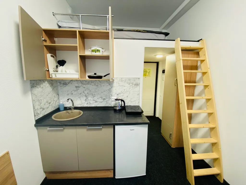 Квартира Квартира Апартамент Нижний Ораниенбаум Двухуровневая студия — Ломоносов