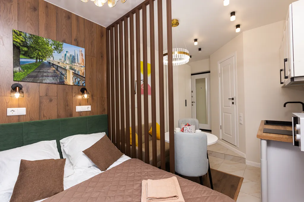 Комфортная и стильная студия рядом с метро