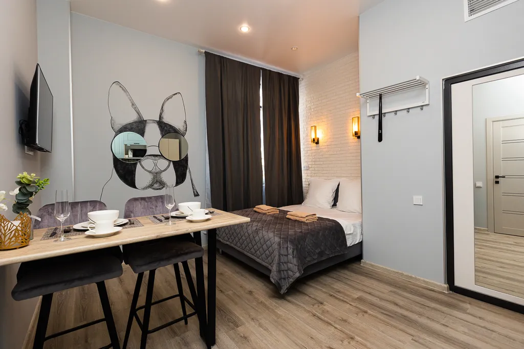 Уютная студия рядом с лесопарком