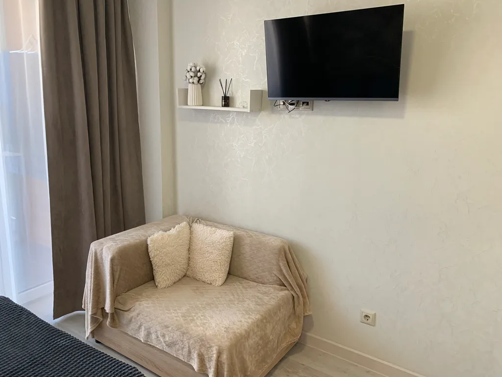 Уютная элитная студия на самом берегу Черного моря в элитном ЖК