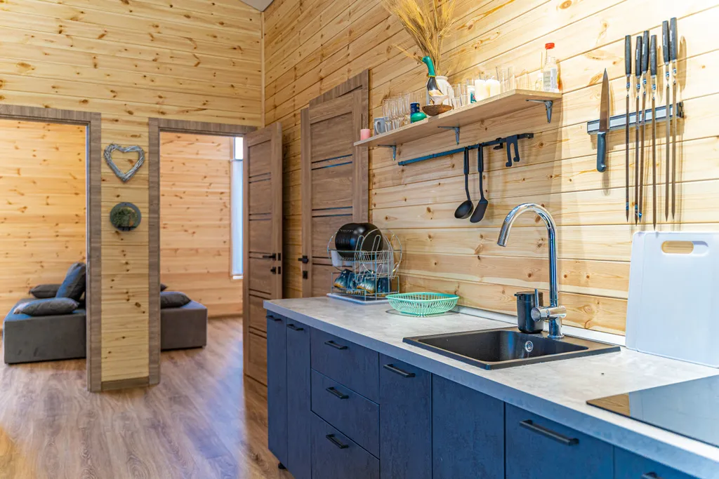 Светлый и уютный дом в стиле барн хаус ( барн 2 ) с бассейном и купель