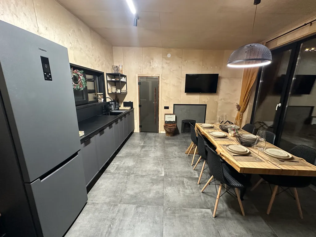 Дом баня на дровах