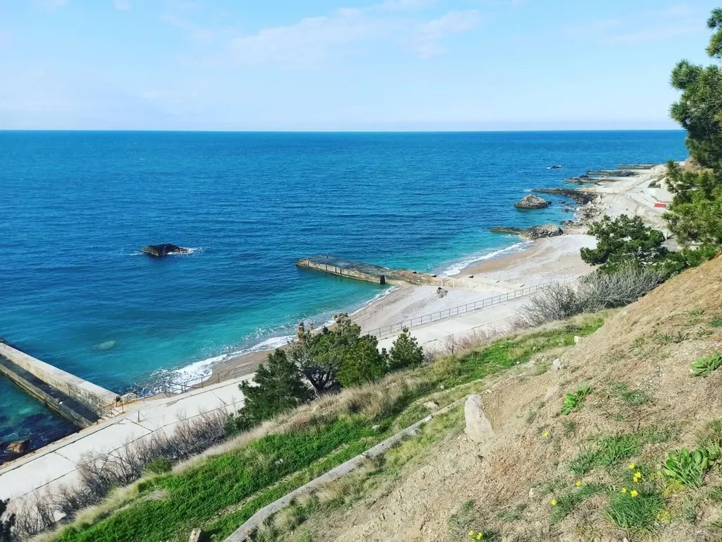 Квартира Квартира Двухуровневая квaртира с отдельной спальной у моря — Кацивели