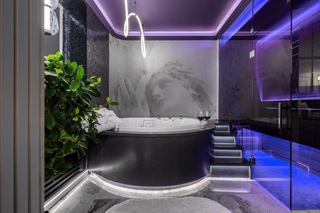 Квартира Квартира Видовая студия с сауной — Санкт-Петербург