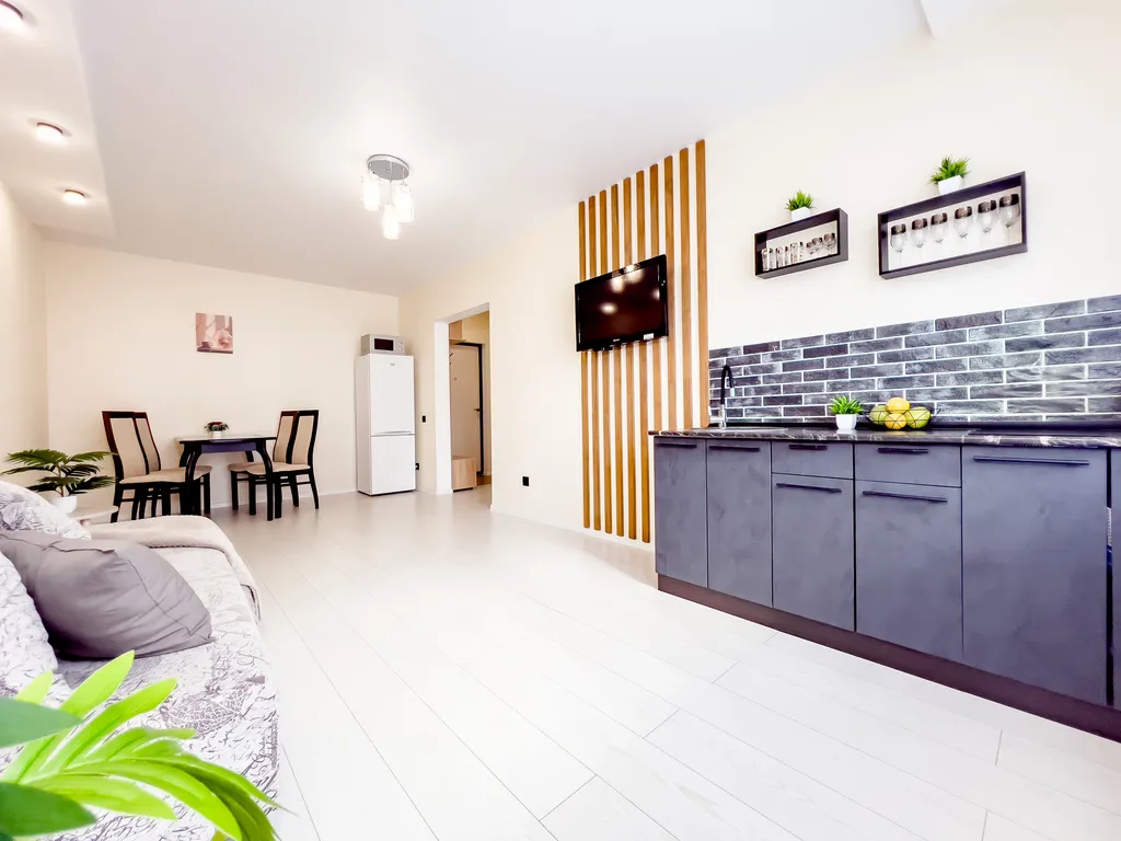 1-комнтаная квартира для 4 гостей рядом с аквапарком Лимпопо