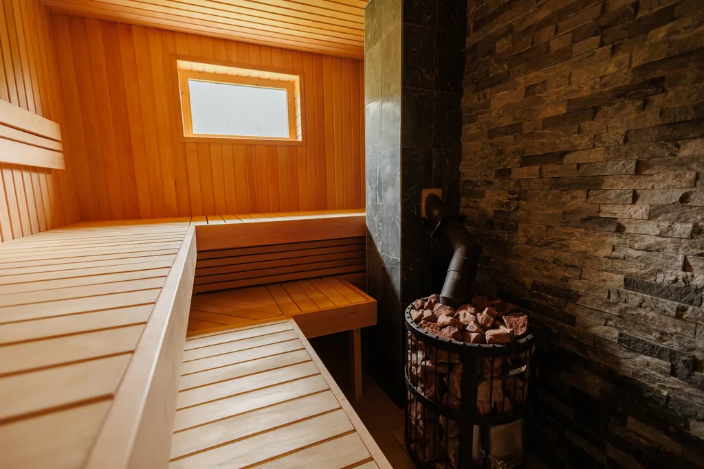 Дом на острове с финской сауной