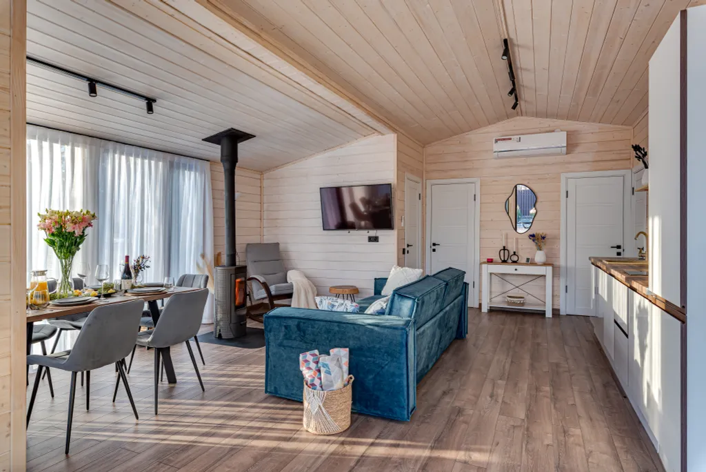 Коттедж Панорамный дом с сауной и камином — Семеновское