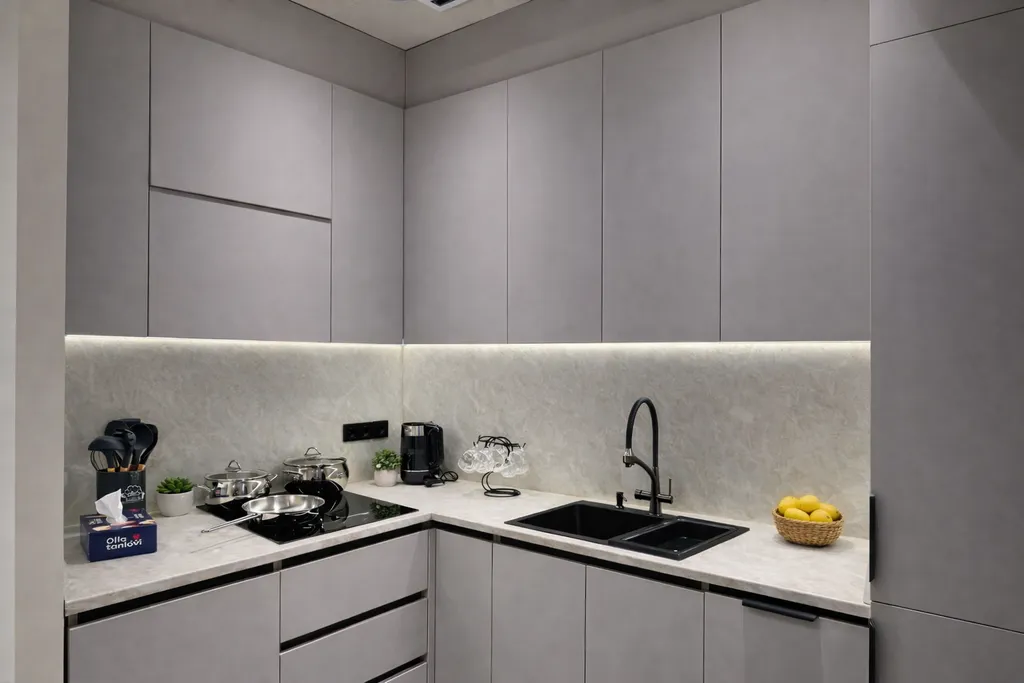 Просторная дизайнерская квартира с панорамным видом на город