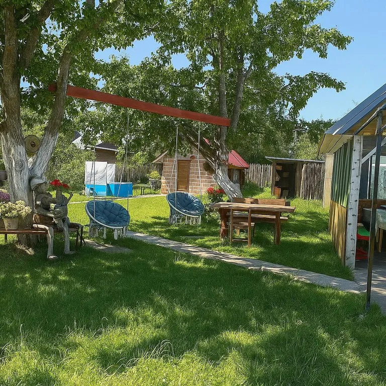 Сказочный домик в деревне