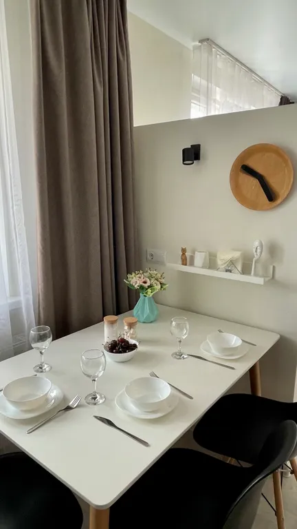 Квартира с дизайнерским ремонтом и кондиционером в центре города