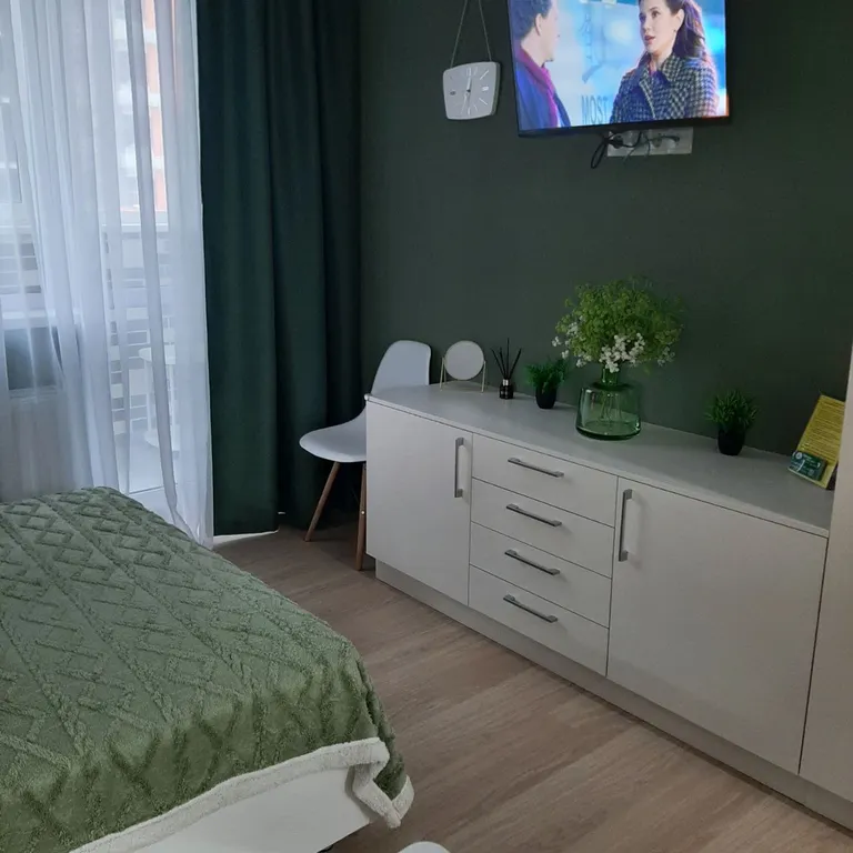 Уютная зеленая студия на Левенцовке