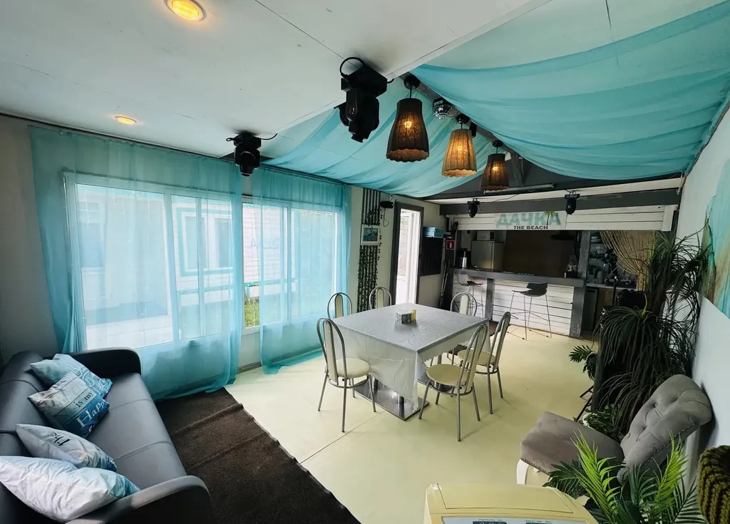 Дом 45m2 — чан под открытым небом, кухня, Wi-Fi