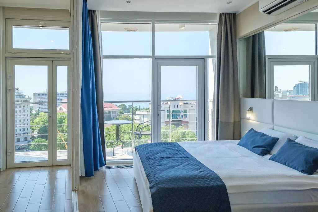 Квартира Стильная студия с видом на море — аренда посуточно в Сочи