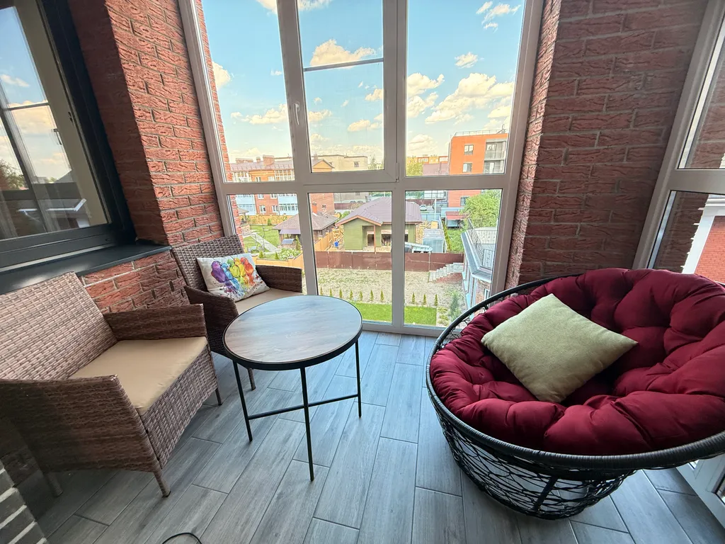 Квартира Уютная 2х квартира с камином и шикарным балконом, в новом доме — Ярославль