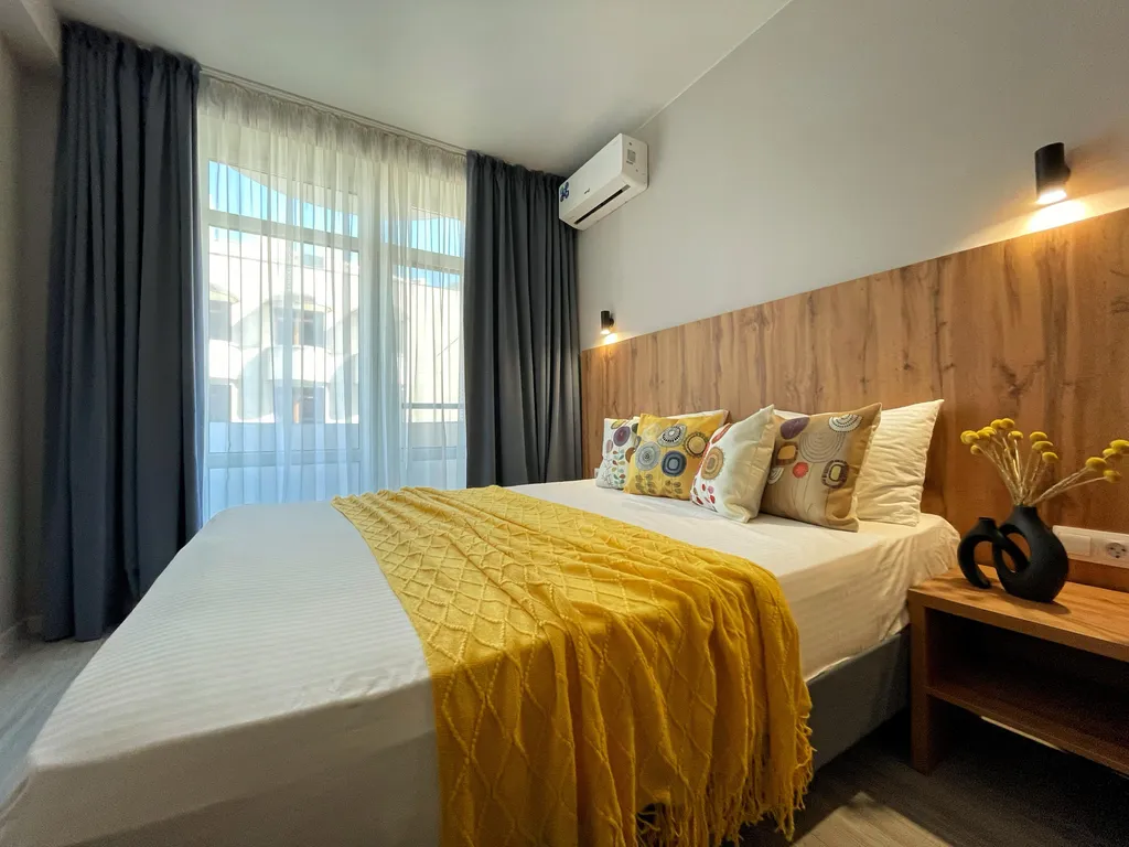 Апартаменты в 3 минутах от моря с маленьким балконом