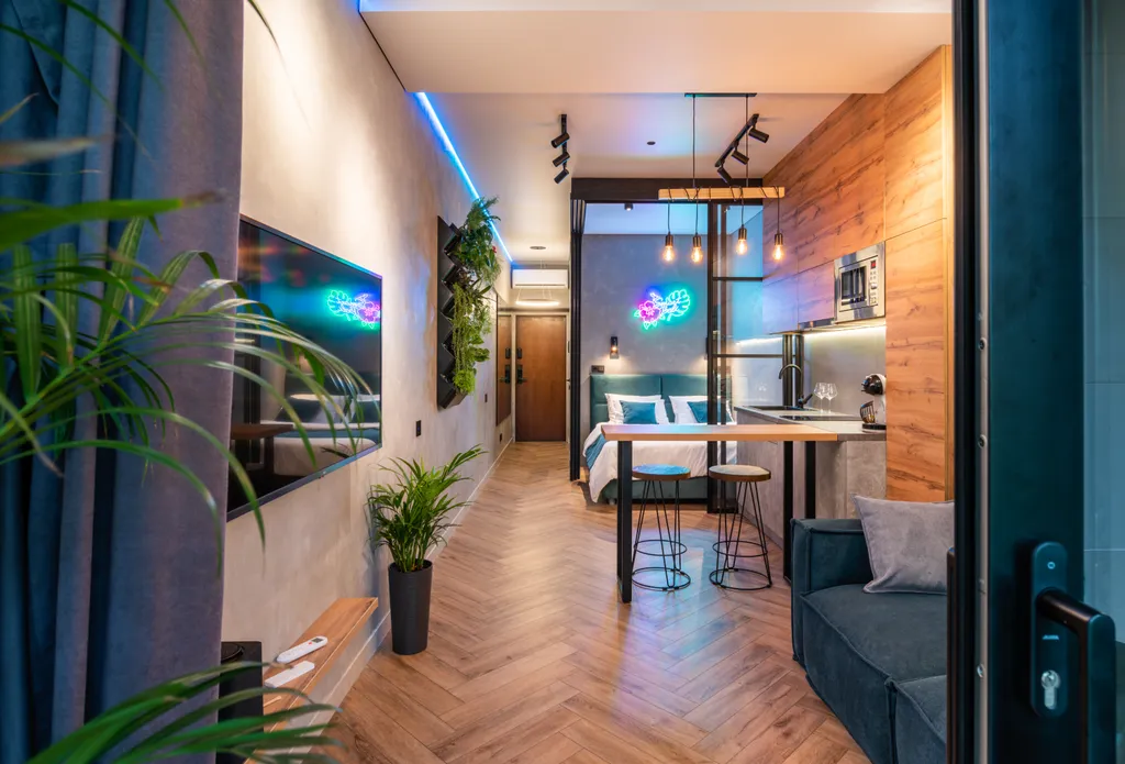 Апартаменты Smart Bali с бассейном и террасой на Дендрарий