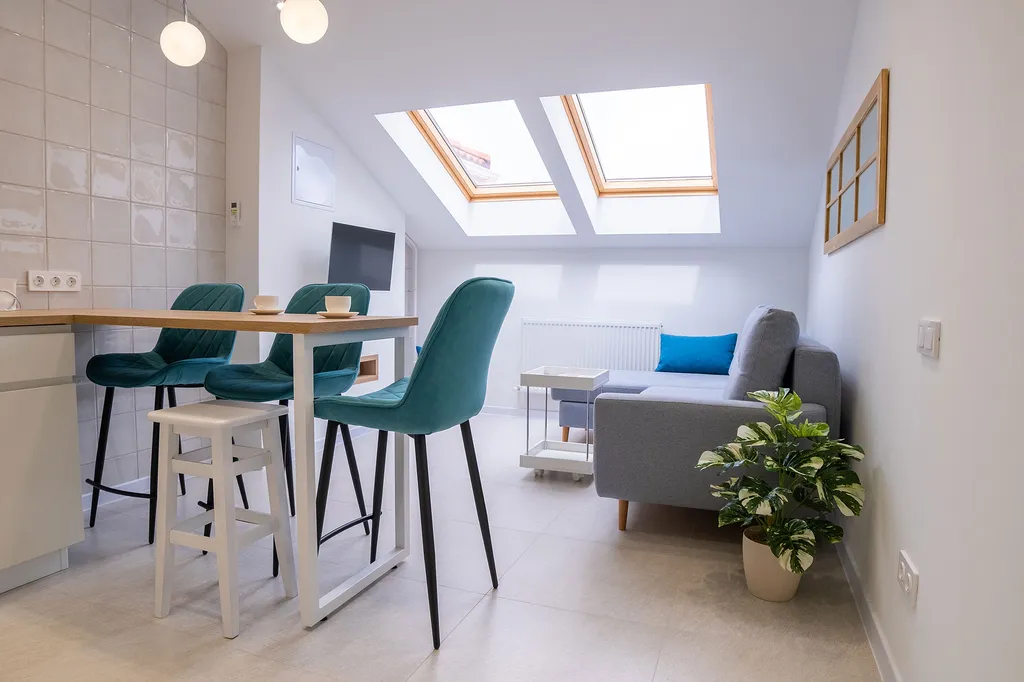 Квартира Квартира Дизайнерская мансарда в 150 метрах от моря — Геленджик