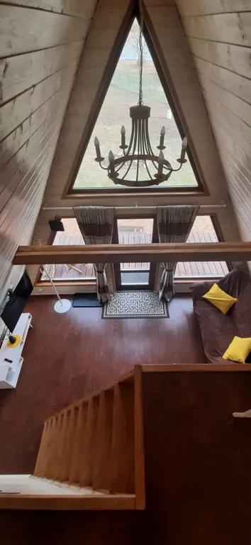 Уютный домик в стиле афрейм