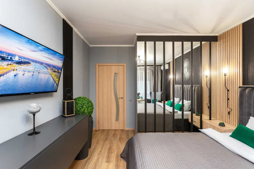 Квартира Апартаменты класс комфорт с видом на реку в центре Рыбной деревни — Калининград